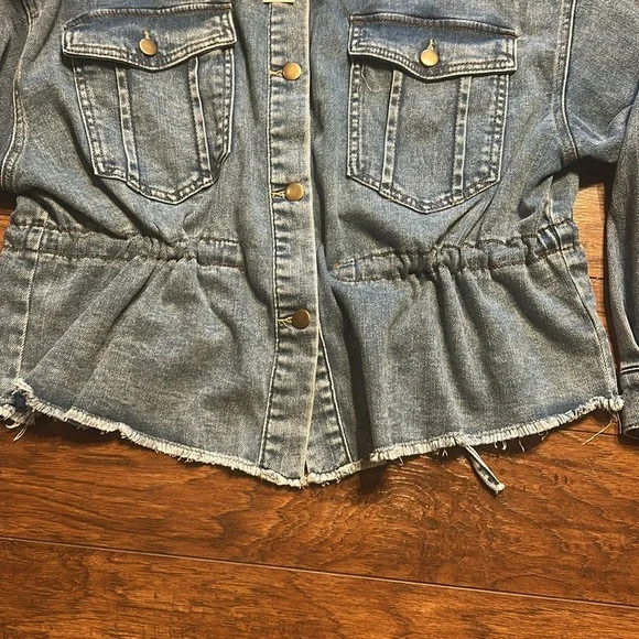 maurices womens denim jacket size 1X NWT - Picture 4 of 8